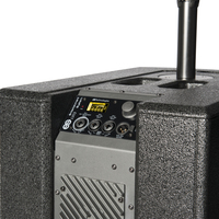 3-AMPED 2400W STEREO SOUND SYSTEM. 2X TOPS EACH 4X 4” FULL-RANGE SPEAKERS. 2X 12” ACTIVE SUBWOOFER.